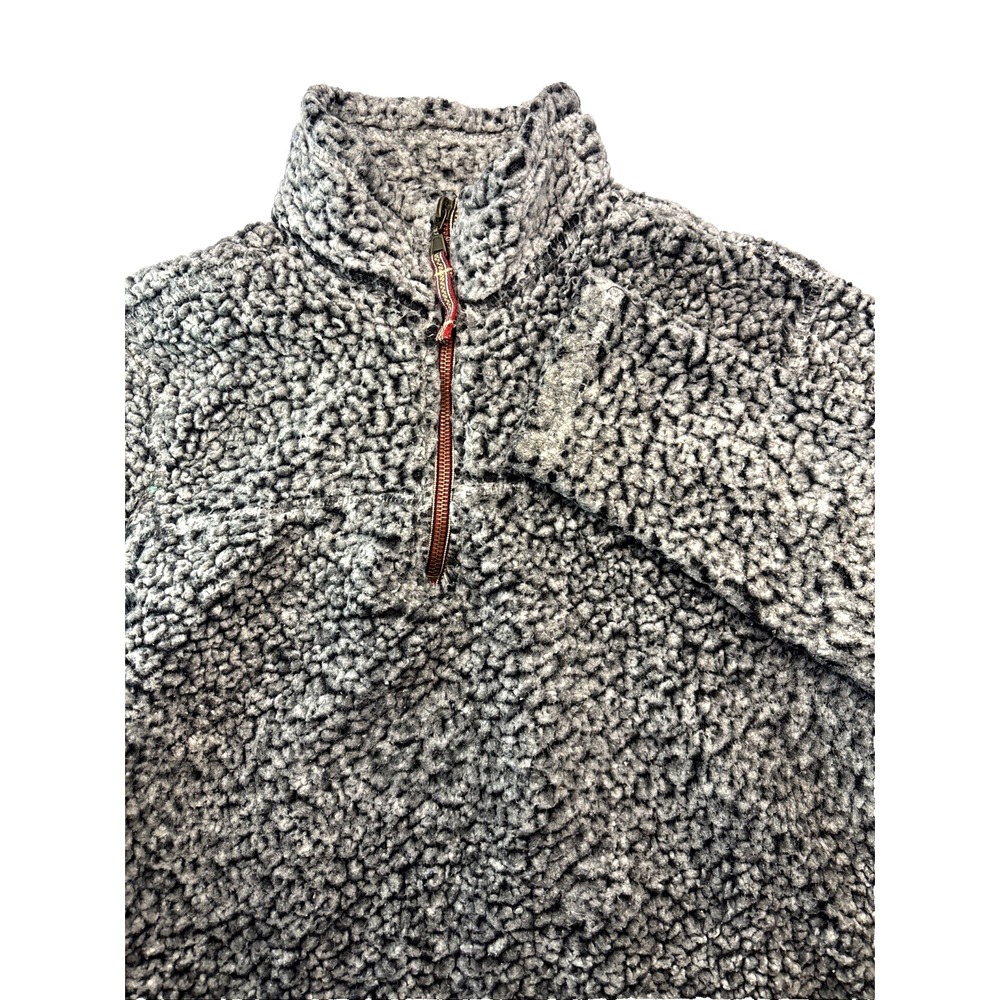 Alpine Sherpa Pullover Mens Small Fleece Quarter Zip Cozy Pocket Sweater Jacket